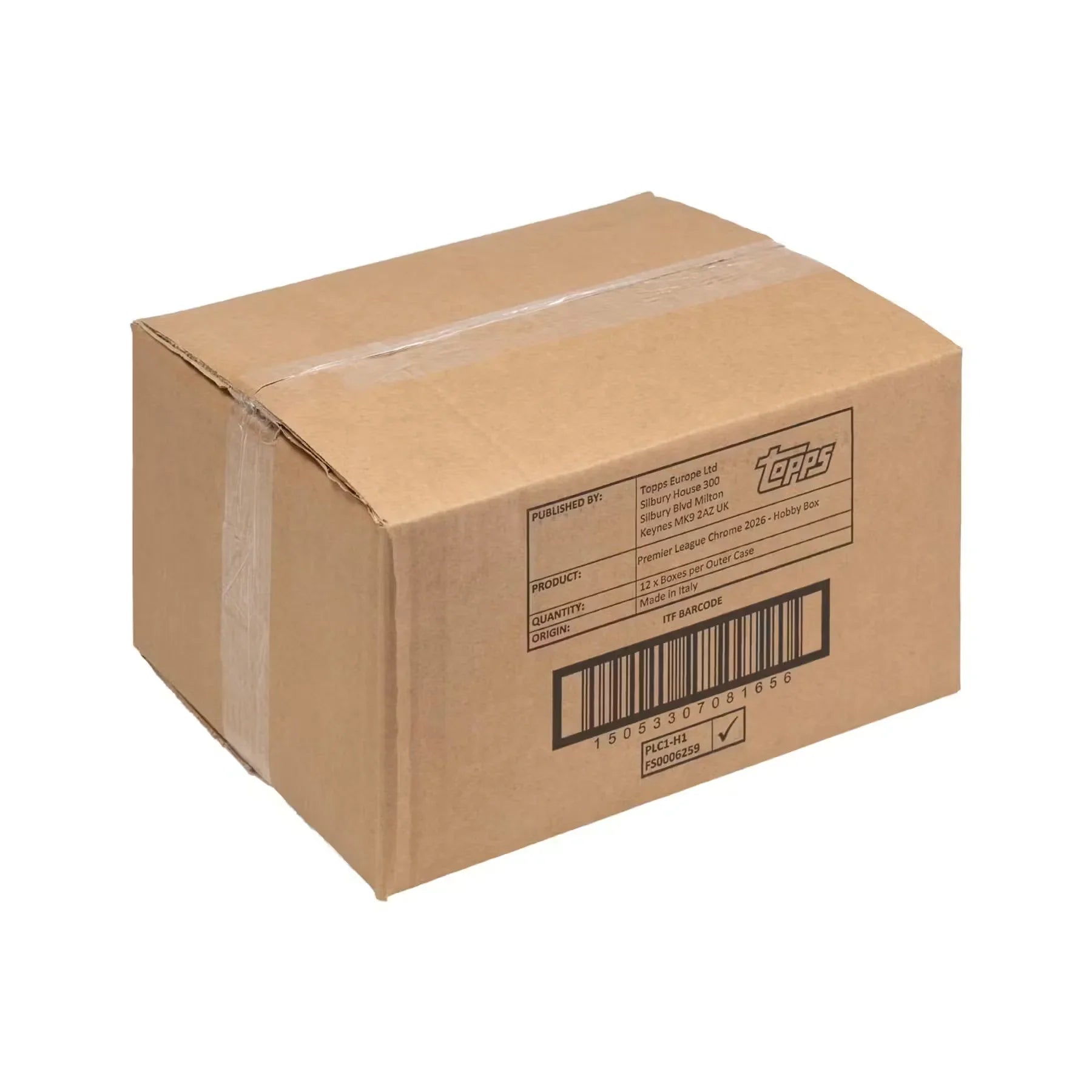 2026 Topps Chrome Premier League EPL Soccer Hobby 12 Box Case (Ships Sealed Only)
