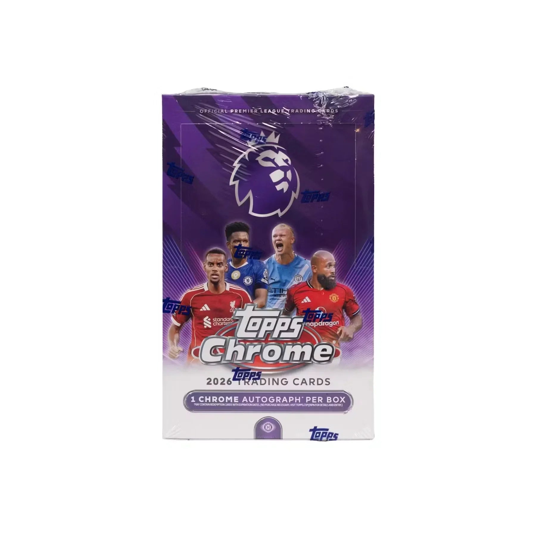 2026 Topps Chrome Premier League EPL Soccer Hobby 12 Box Case (Ships Sealed Only)