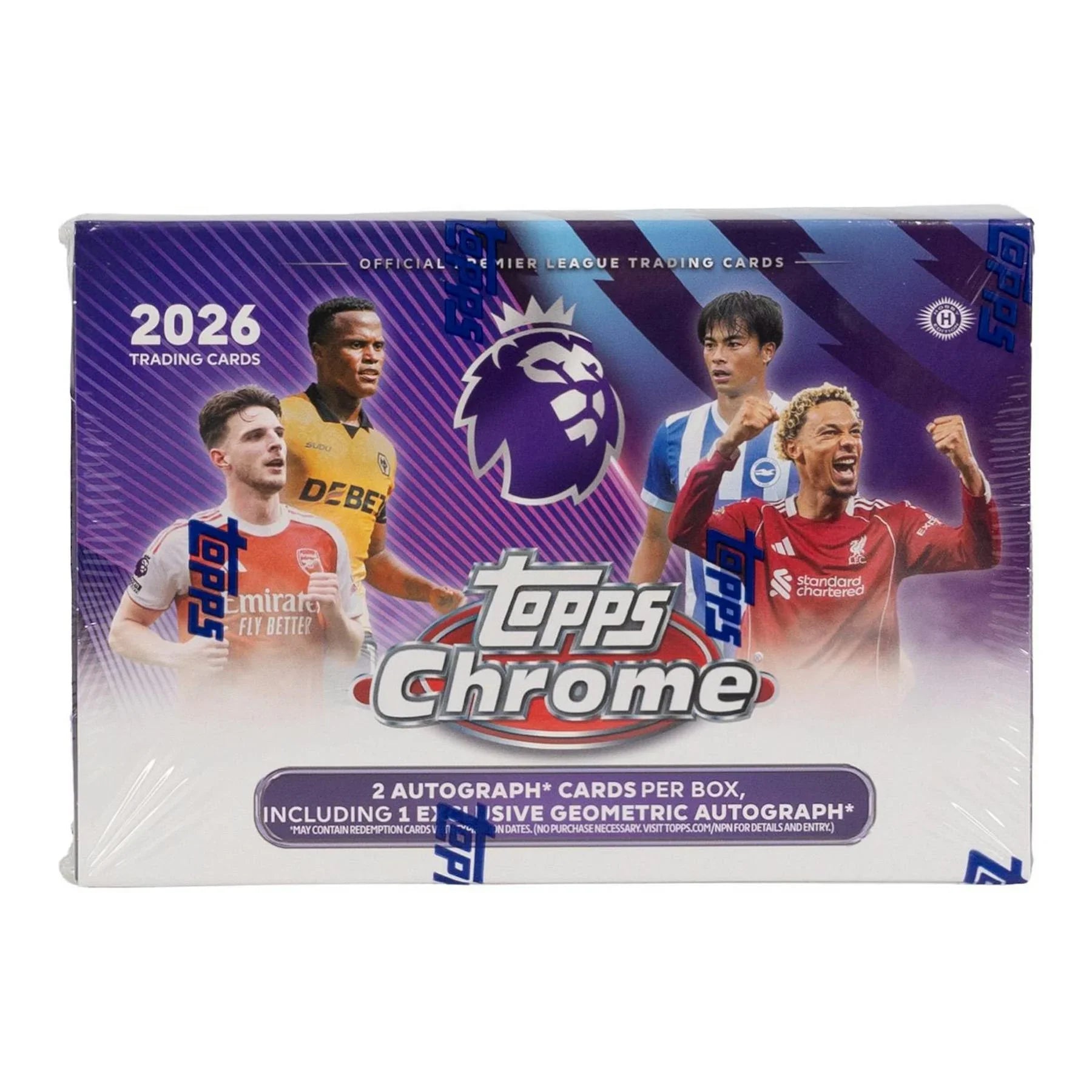 2026 Topps Chrome Premier League EPL Soccer Delight Box (Ships Sealed Only)