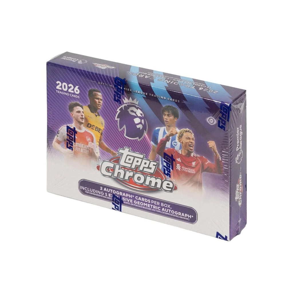 2026 Topps Chrome Premier League EPL Soccer Delight Box (Ships Sealed Only)