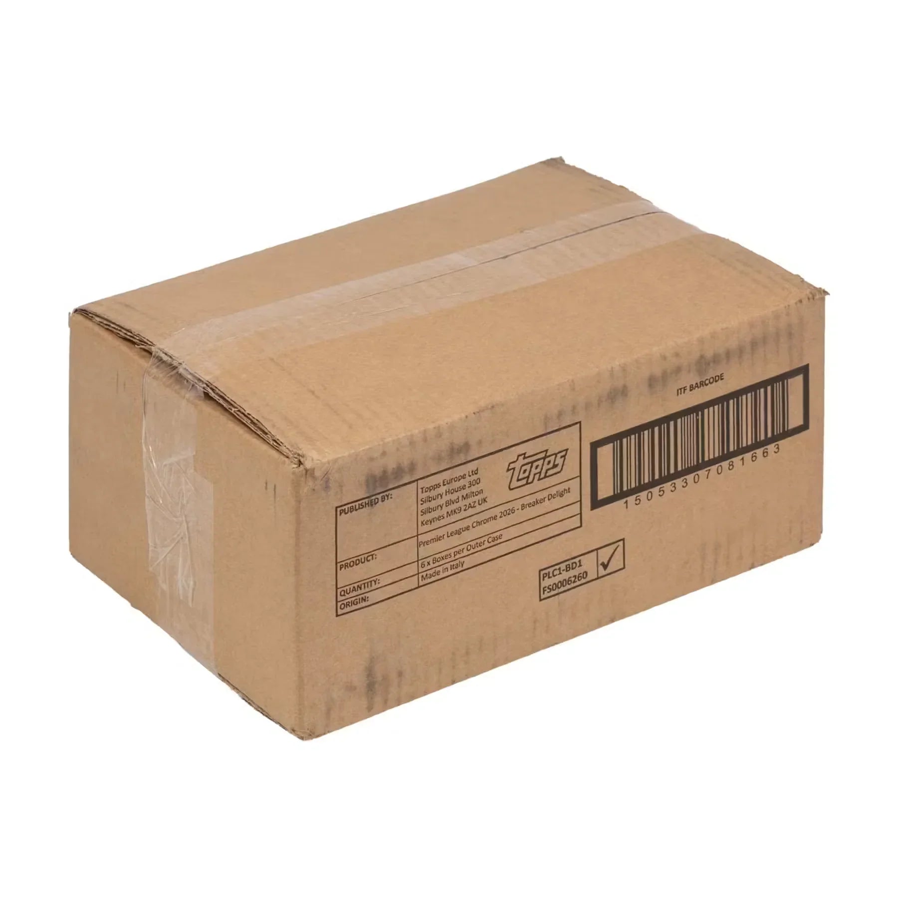 2026 Topps Chrome Premier League EPL Soccer 6 Box Case Hobby (Ships Sealed Only)