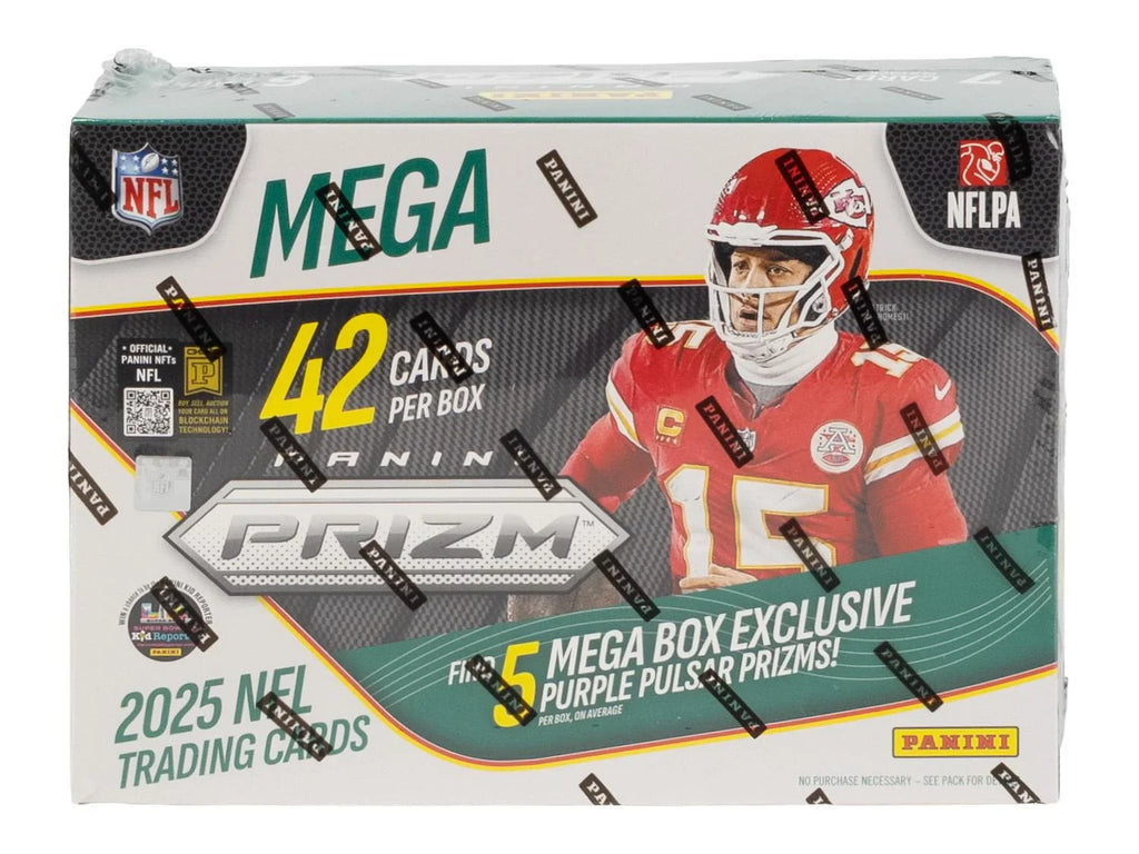 2025 Panini Prizm Football Mega Hobby Box (Ships Sealed Only)