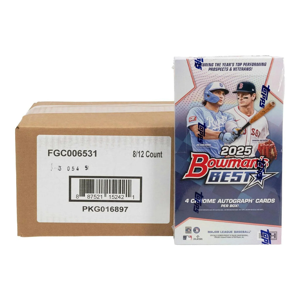 2025 Bowman s Best Baseball Hobby 8 Box Case (Ships Sealed Only) - D