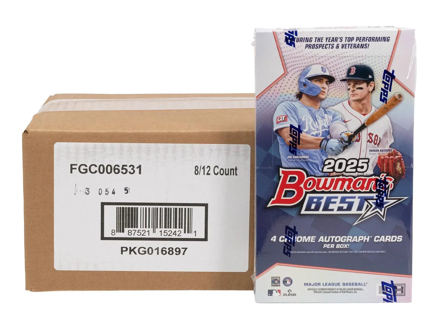 2025 Bowman s Best Baseball Hobby 8 Box Case (Ships Sealed Only) - D