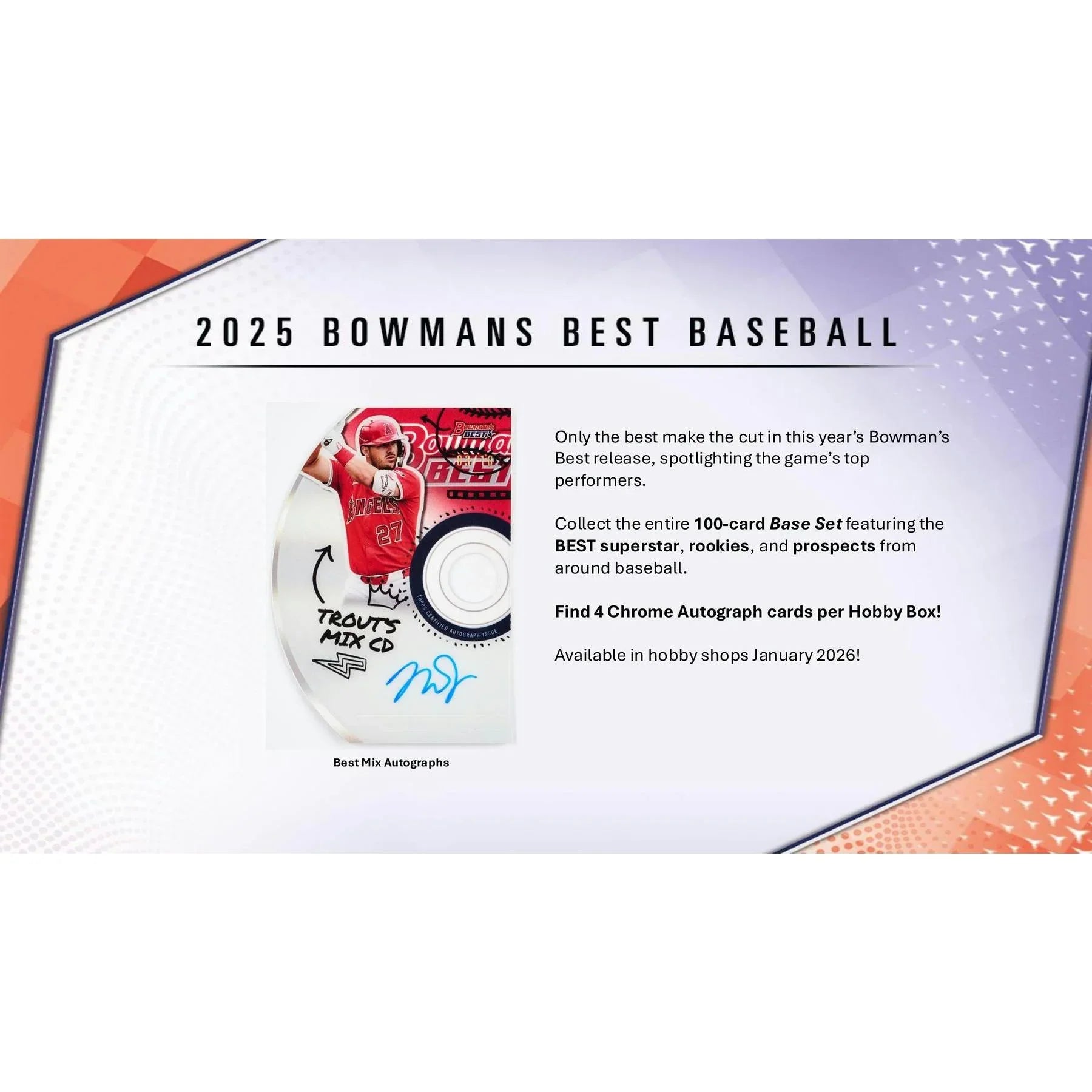 2025 Bowman s Best Baseball Hobby 8 Box Case (Ships Sealed Only) - D