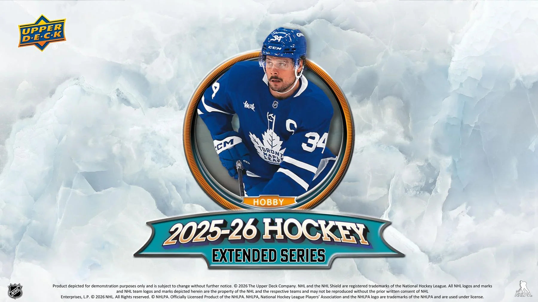 2025 26 Upper Deck Extended Series Hockey Hobby 12 Box Case Presell Releases Jun 3rd 2026 (Ships Sealed Only)