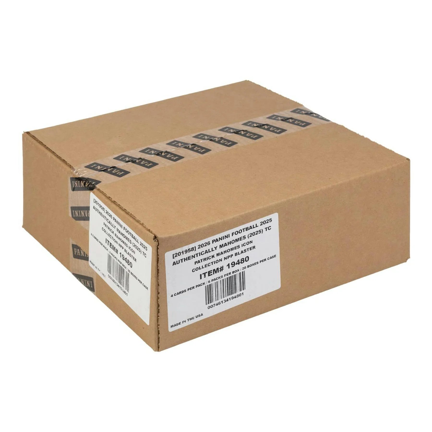 2025 Panini Mahomes Icon Collection Football Blaster 20 Box Case (Ships Sealed Only)