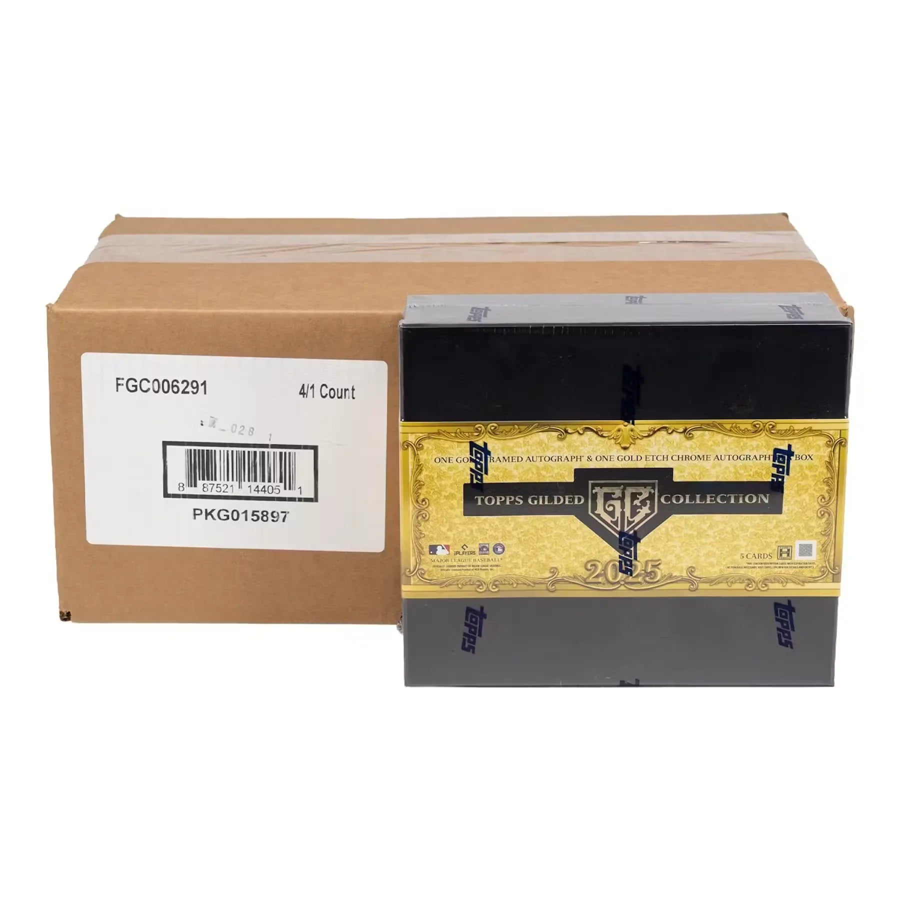 2025 Topps Gilded Collection Baseball Hobby 4-Box Case (Ships Sealed Only) - D