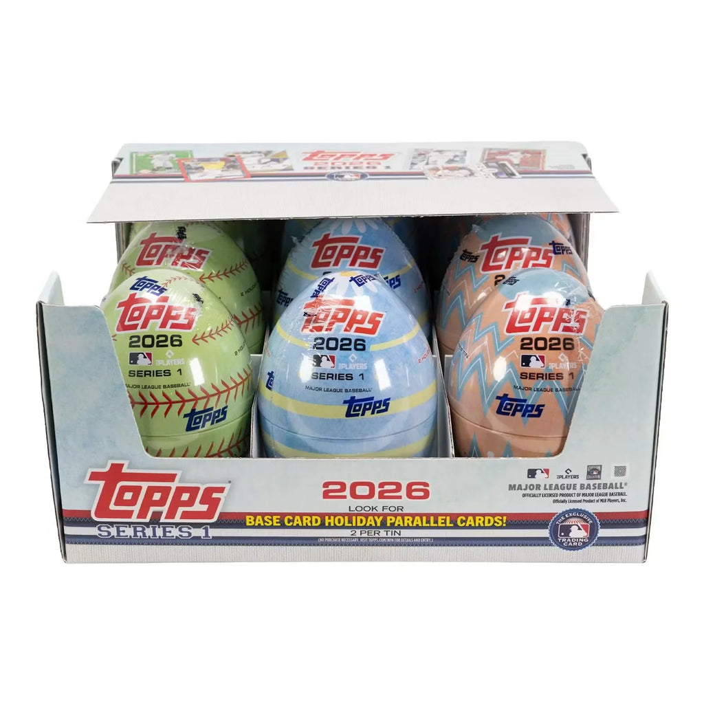 2026 Topps Series 1 Baseball 9 Tin Box (Ships Sealed Only)