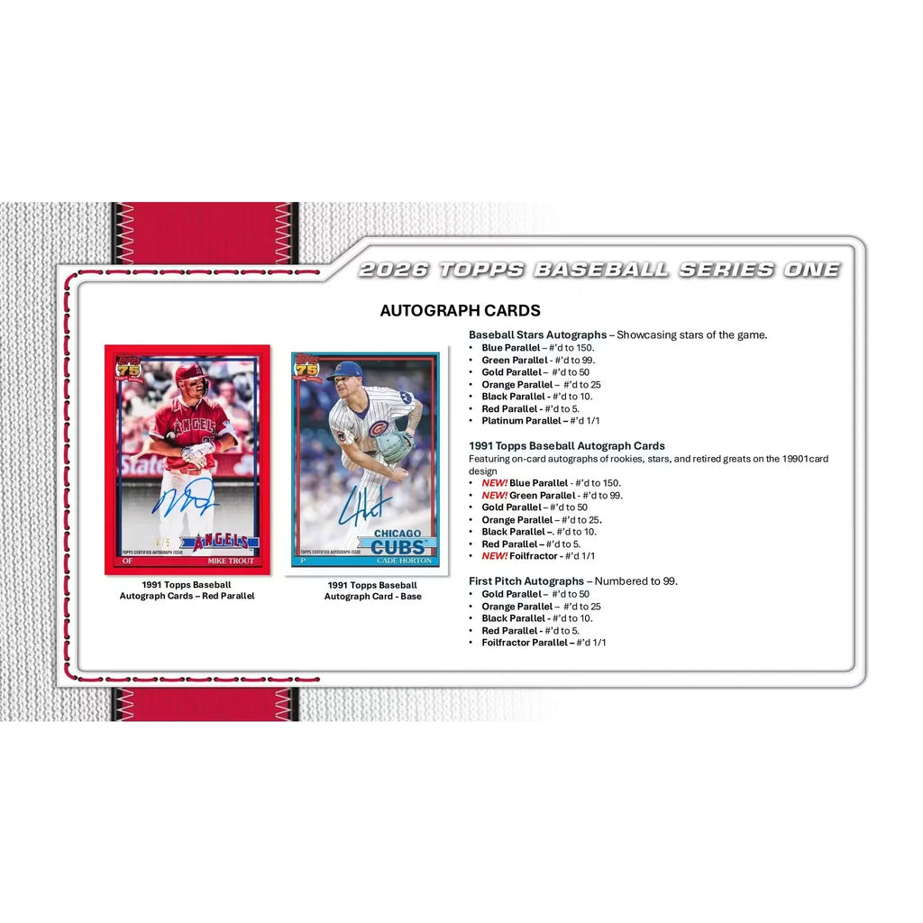 2026 Topps Series 1 Baseball 9 Tin Box (Ships Sealed Only)