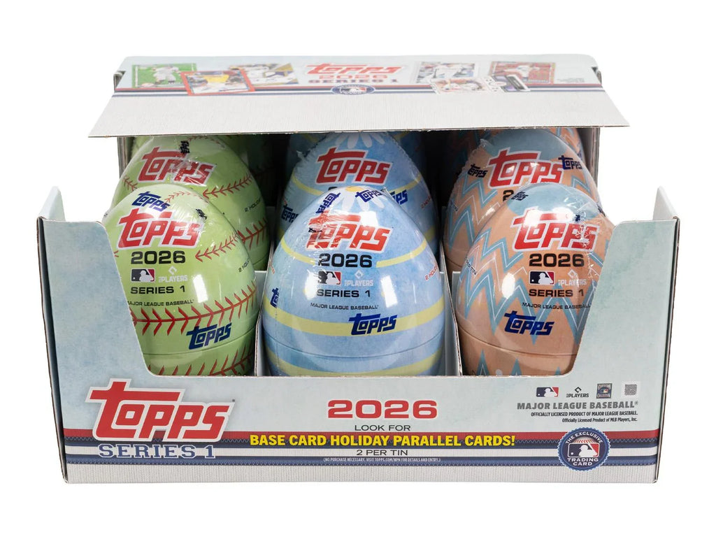 2026 Topps Series 1 Baseball 9 Tin Box (Ships Sealed Only)