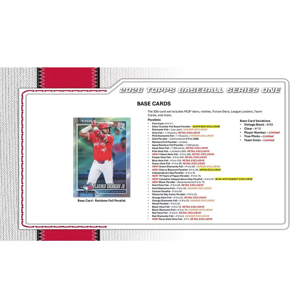 2026 Topps Series 1 Baseball 9 Tin Box (Ships Sealed Only)