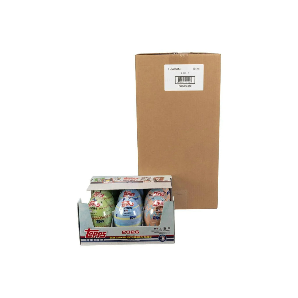 2026 Topps Series 1 Baseball 9 Tin 4 Box Case 36 Tins (Ships Sealed Only)