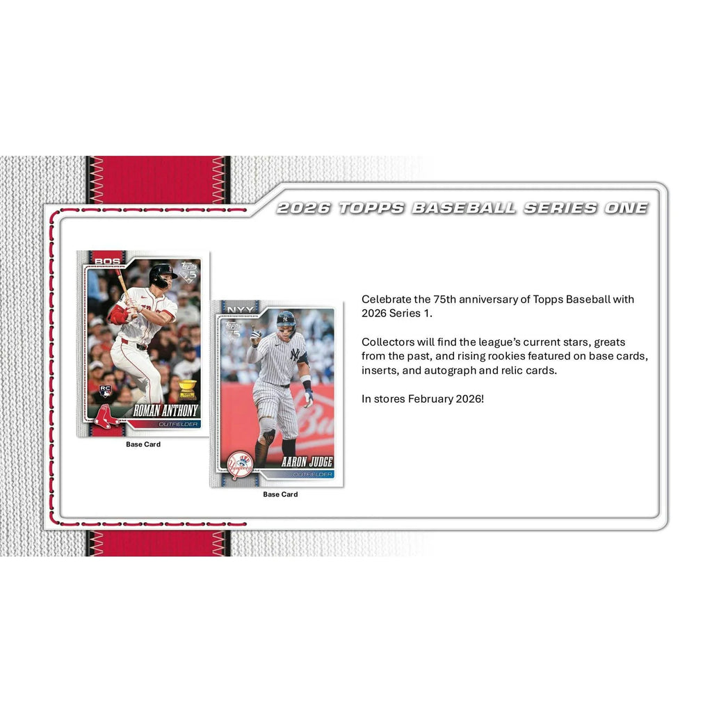 2026 Topps Series 1 Baseball 9 Tin 4 Box Case 36 Tins (Ships Sealed Only)