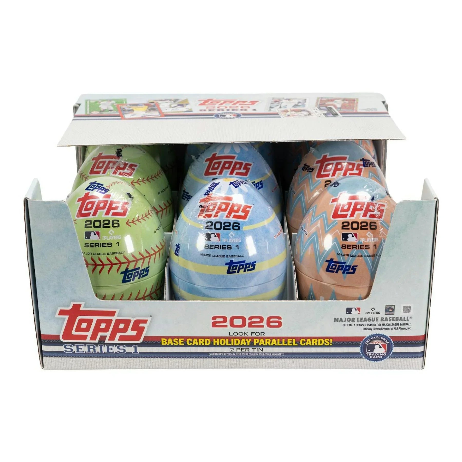 2026 Topps Series 1 Baseball 9 Tin 4 Box Case 36 Tins (Ships Sealed Only)