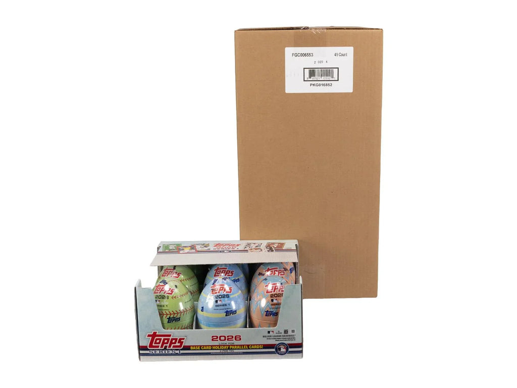 2026 Topps Series 1 Baseball 9 Tin 4 Box Case 36 Tins (Ships Sealed Only)
