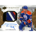 Leon Draisaitl Signed 2017 Upper Deck Exquisite Card | Patch Auto #023/125