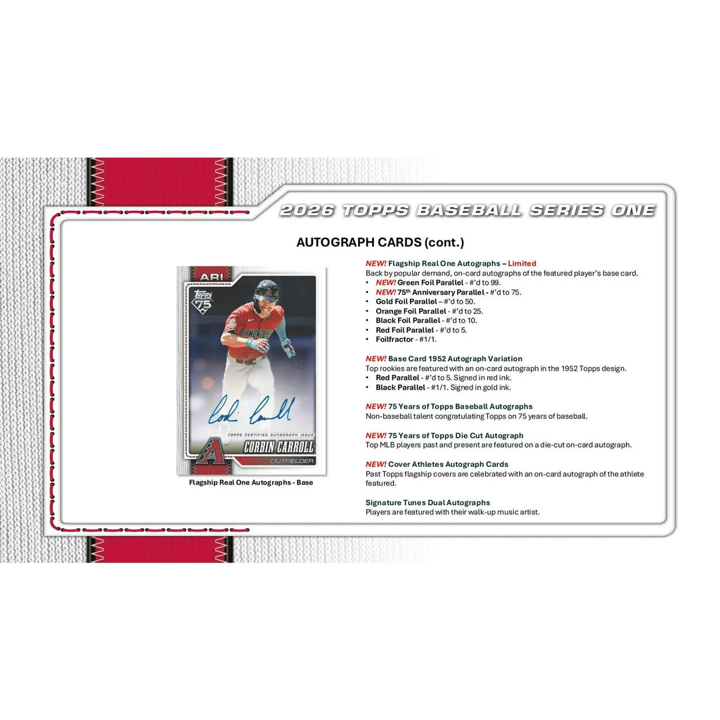 2026 Topps Series 1 Baseball Hobby Box (Ships Sealed Only) - D