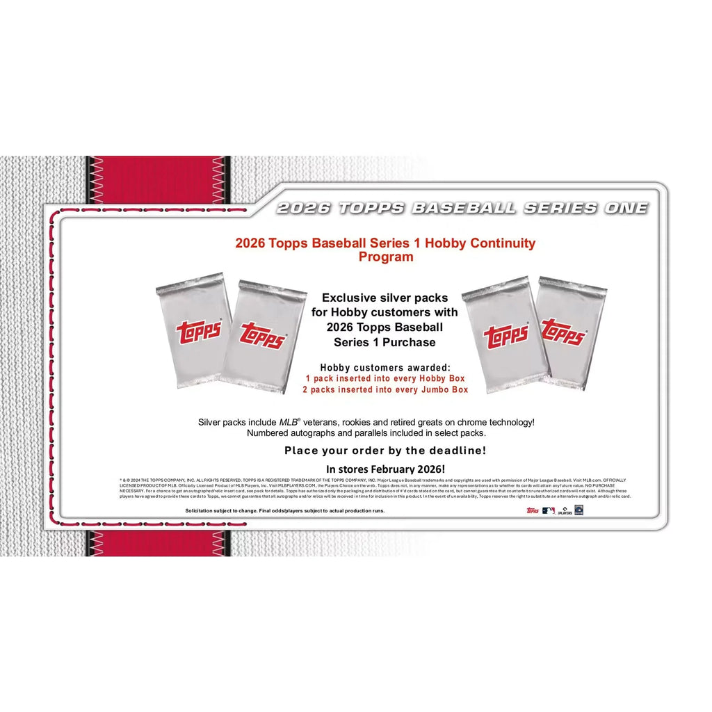 2026 Topps Series 1 Baseball Hobby 12-Box Case | 75th Anniversary (Ships Sealed Only) - D