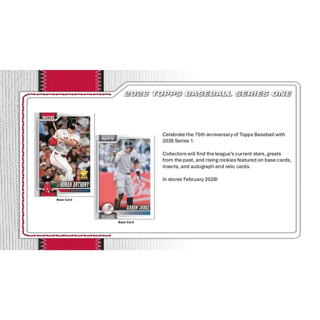 2026 Topps Series 1 Baseball Blaster 40 Box Case (Ships Sealed Only)