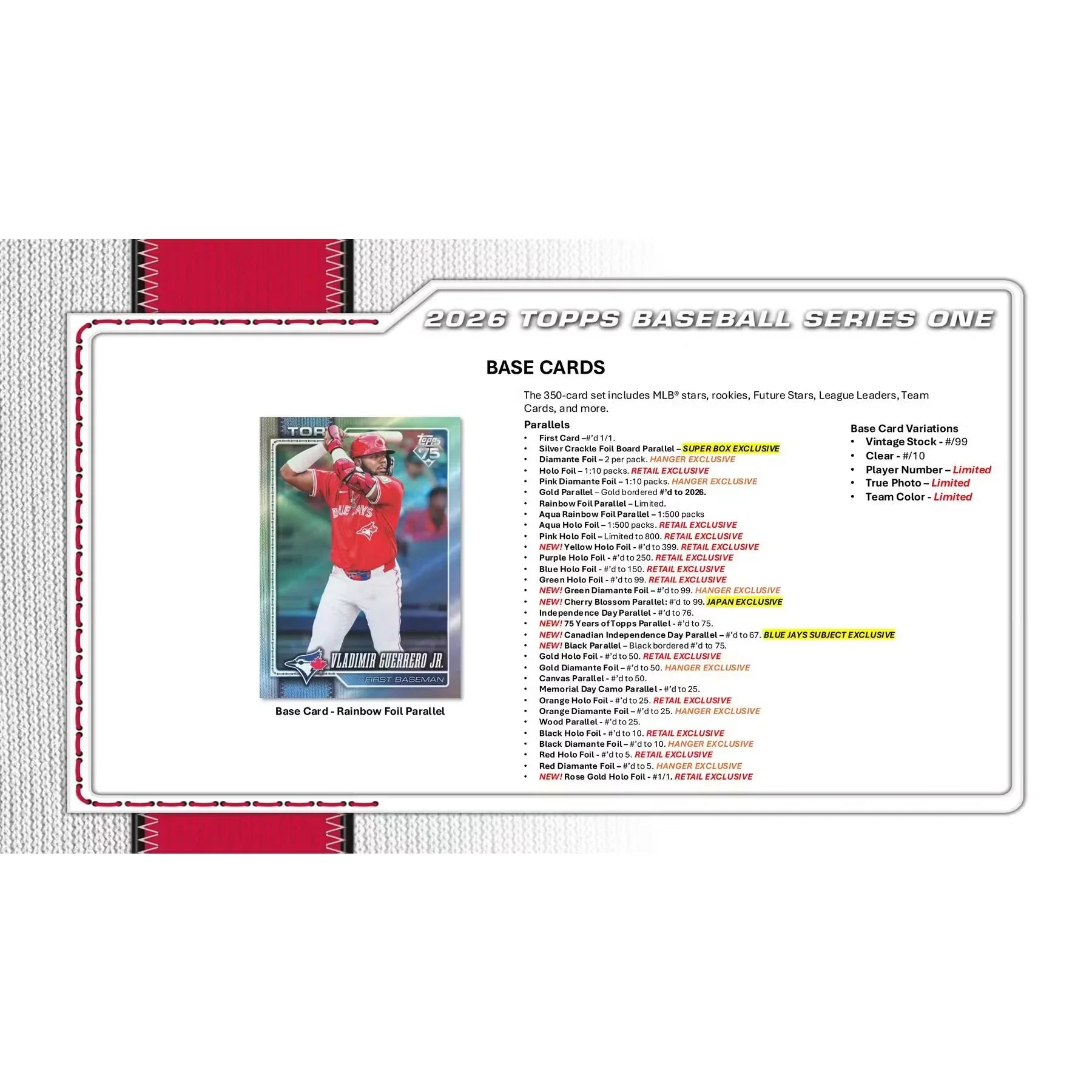 2026 Topps Series 1 Baseball Blaster 40 Box Case (Ships Sealed Only)