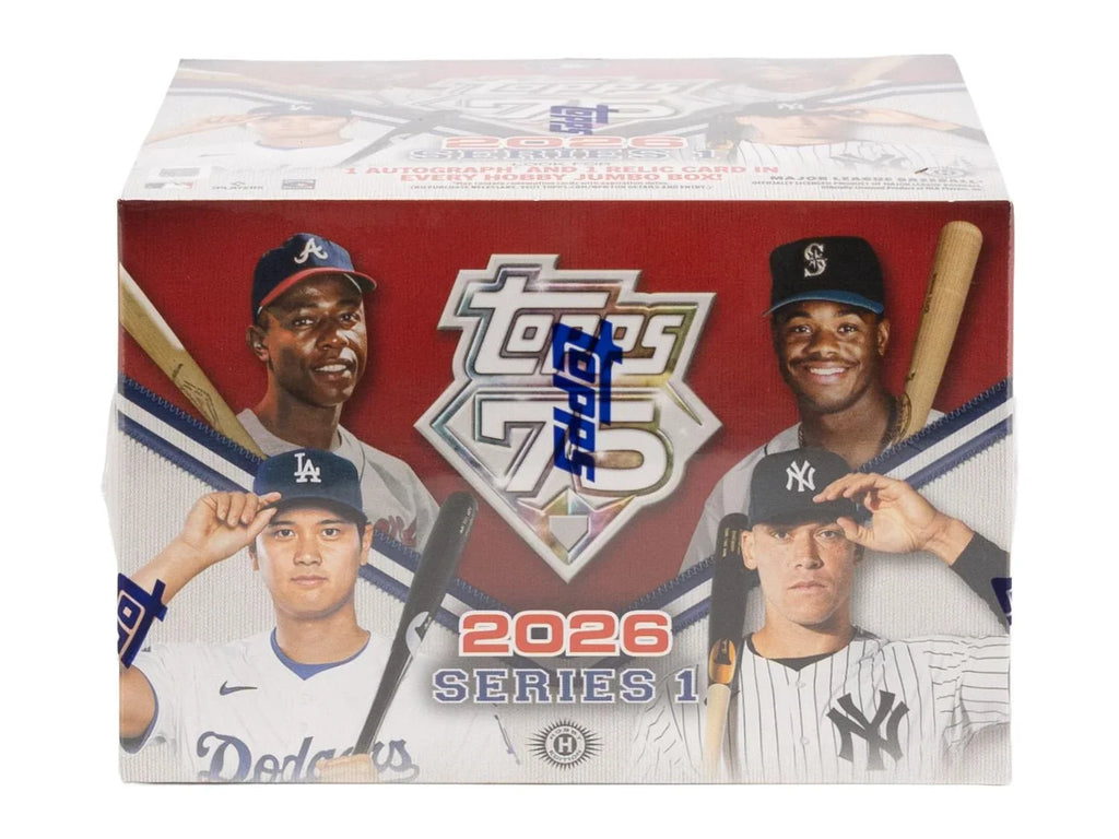 2026 Topps Series 1 Baseball Hobby Jumbo Box (Ships Sealed Only)