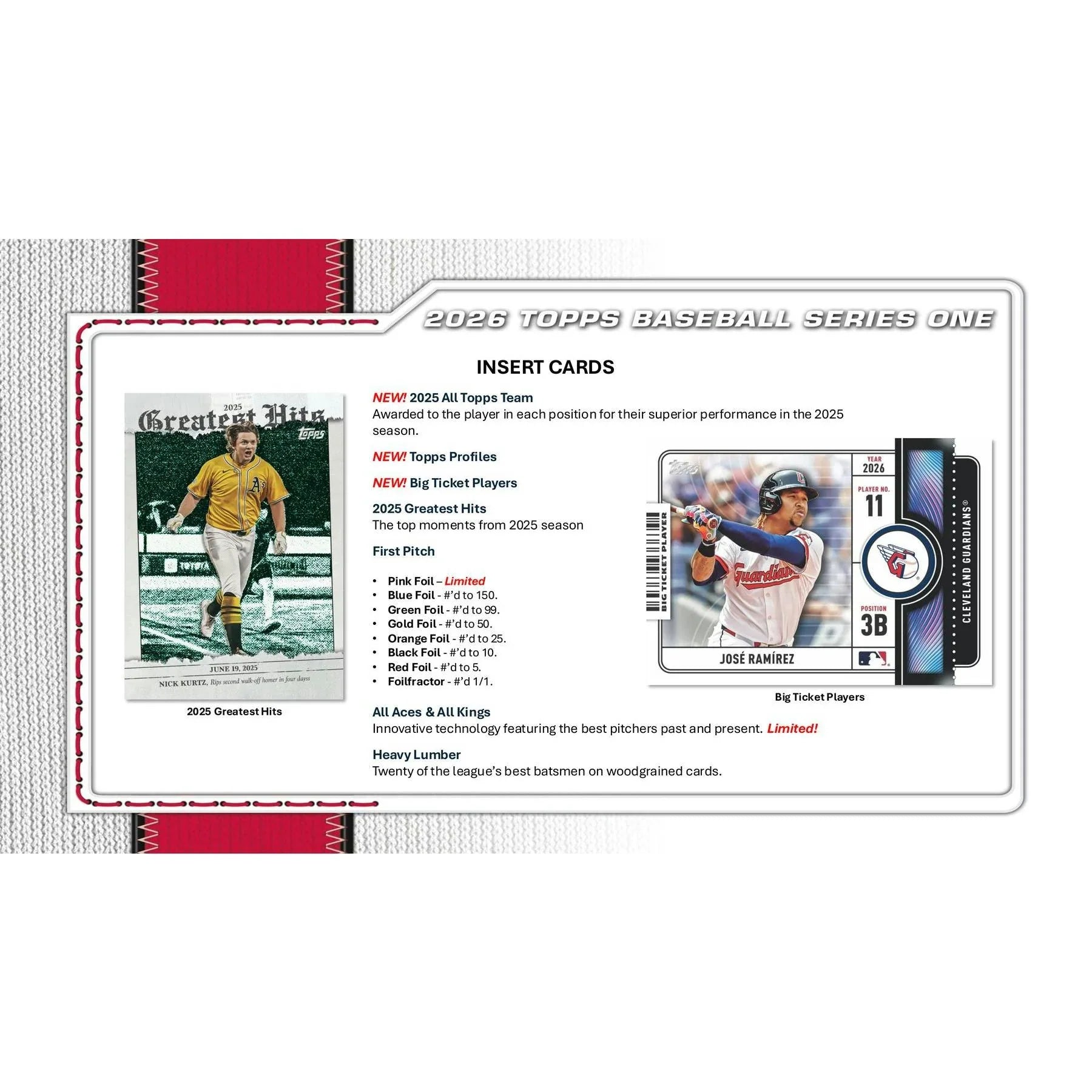 2026 Topps Series 1 Baseball Hobby Jumbo Box (Ships Sealed Only)