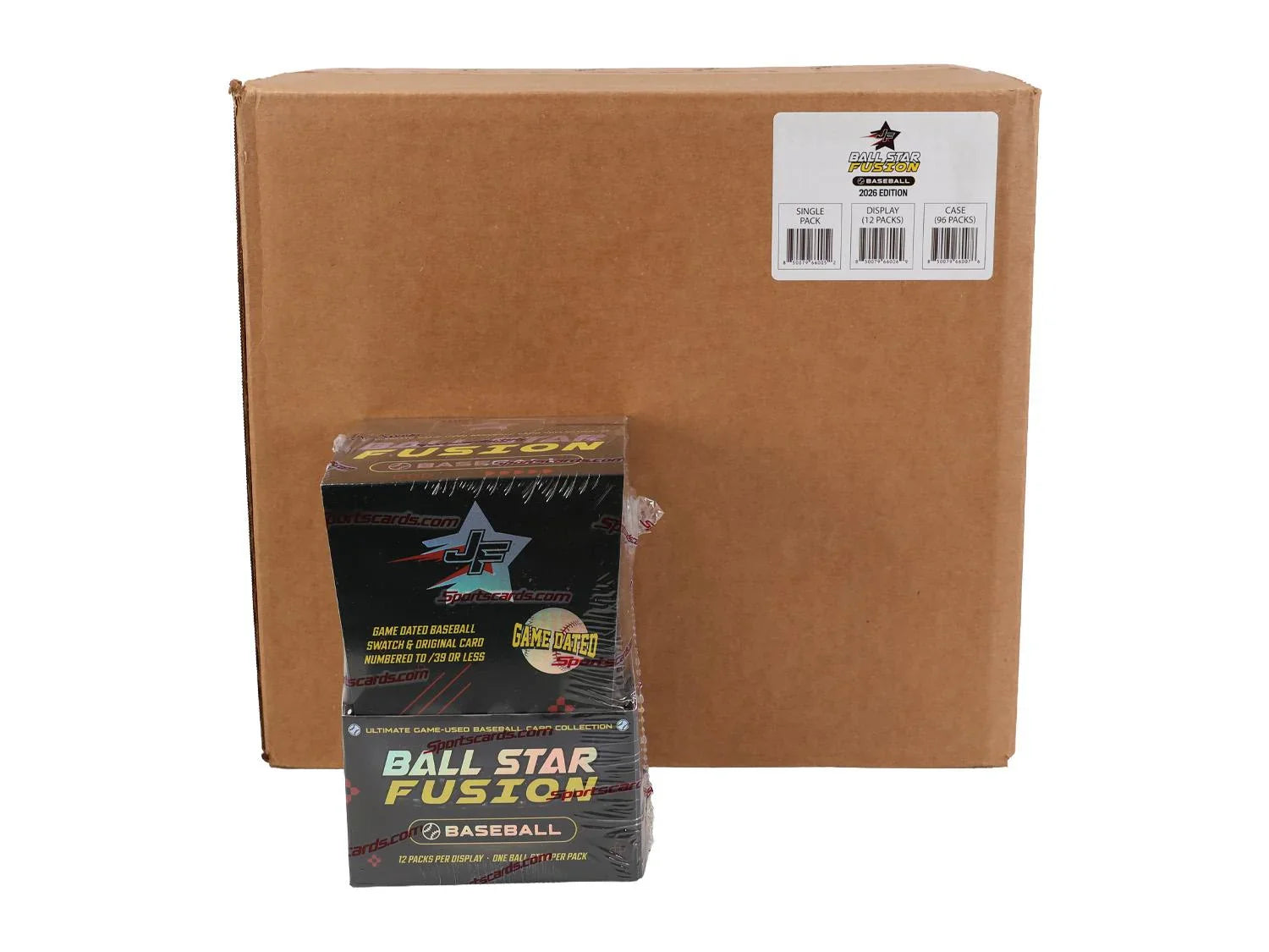 2026 Jersey Fusion Ball Star Baseball Hobby 8 Box Case (Ships Sealed Only)