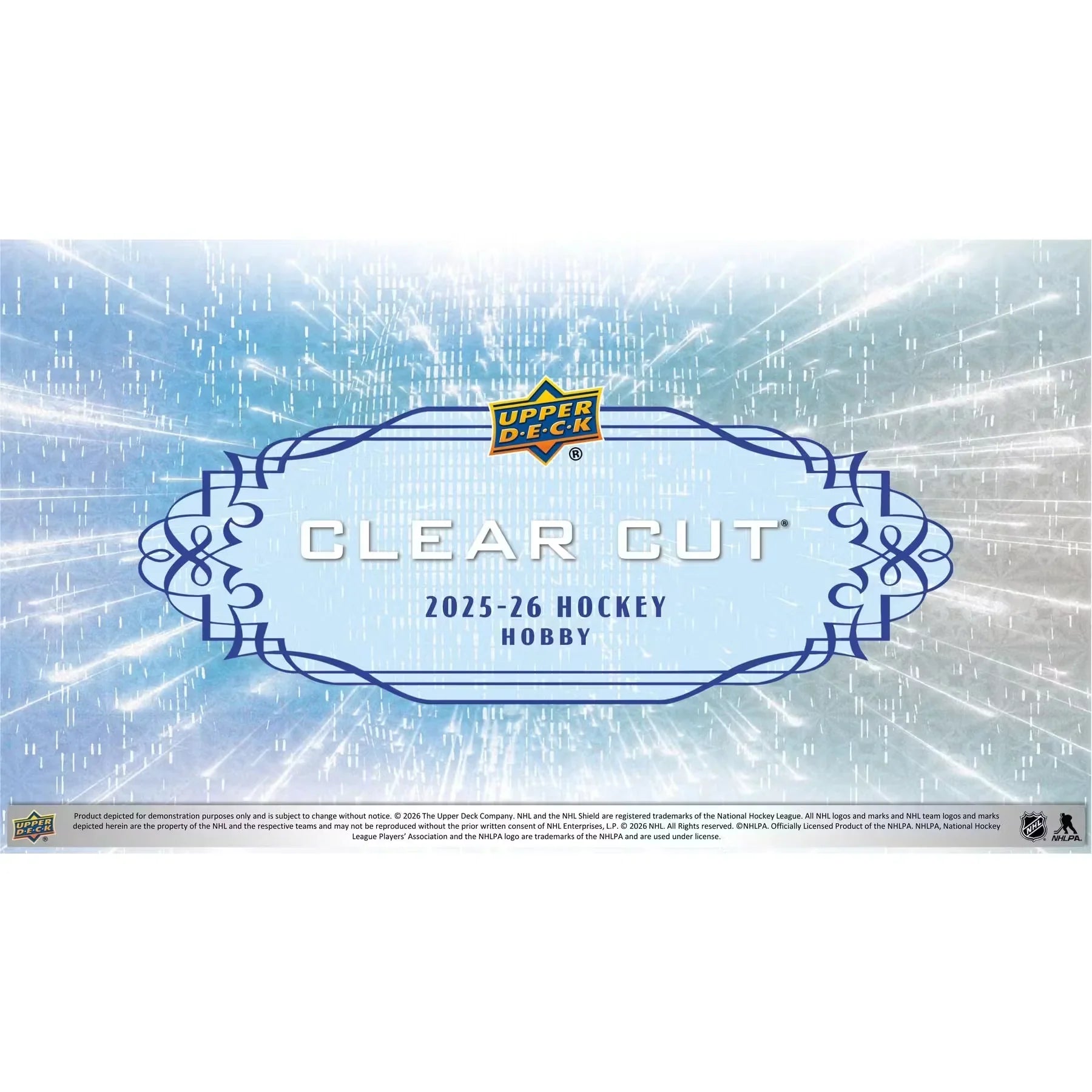 2025-26 Upper Deck Clear Cut Hockey Hobby 30-Box Case | Presell (Ships Sealed Only)