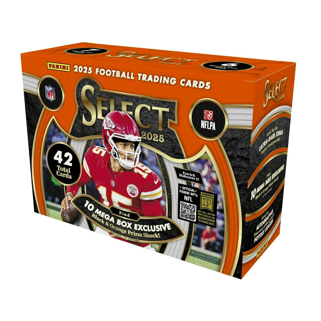 2025 Panini Select Football Mega Hobby 20 Box Case (Ships Sealed Only)