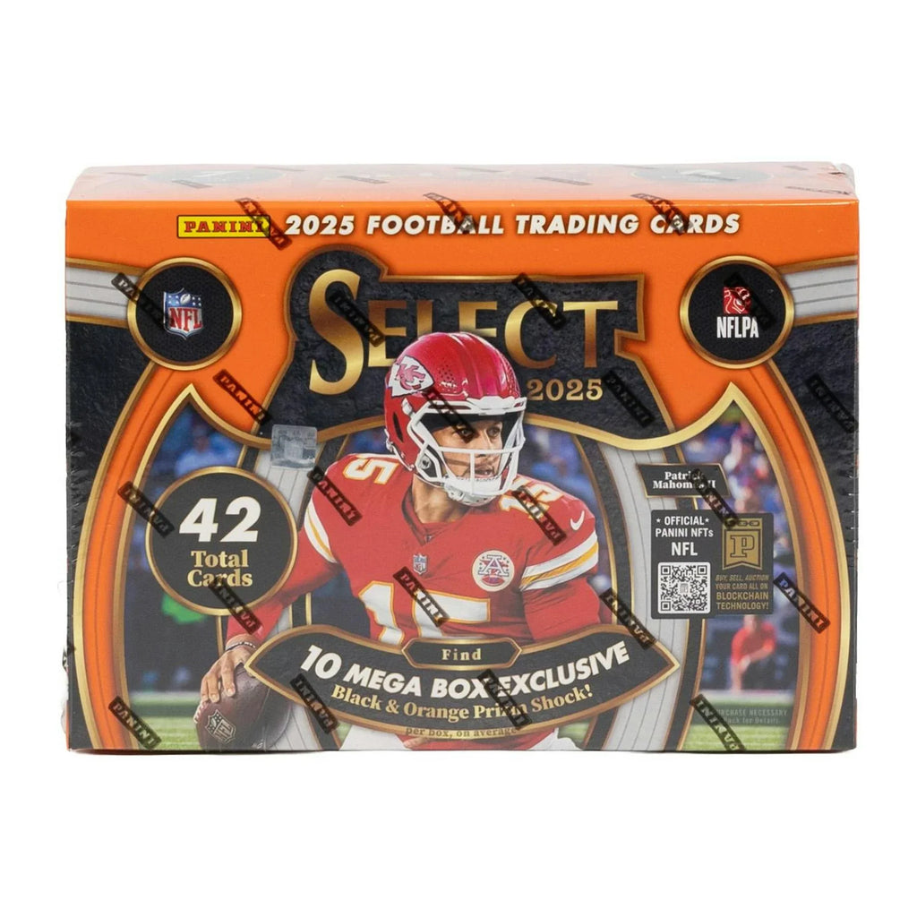 2025 Panini Select Football Mega Hobby 20 Box Case (Ships Sealed Only)