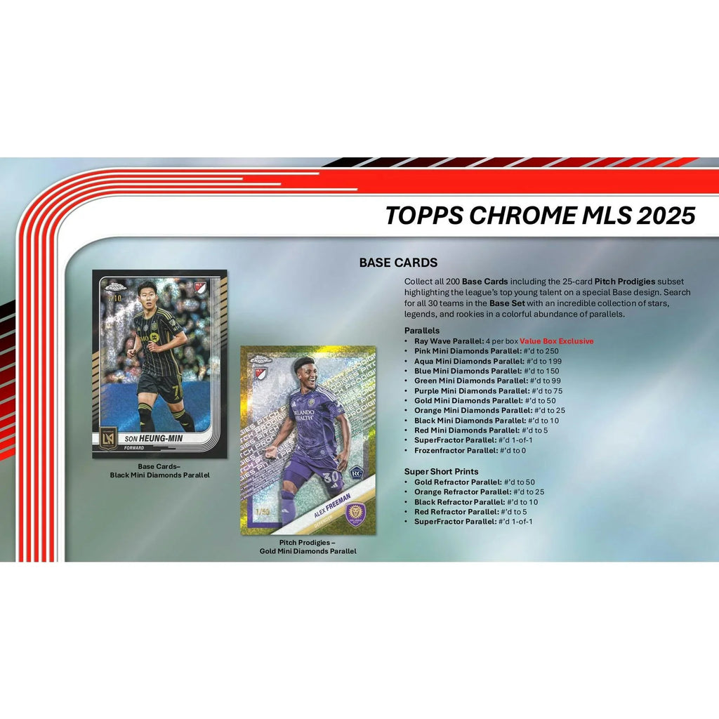 2025 Topps MLS Major League Soccer Chrome Blaster 40 Box Case (Ships Sealed Only) - D2