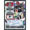 Bijan Robinson Signed 2023 Panini Contenders Optic Rookie Card | Cracked Ice Prizm/22