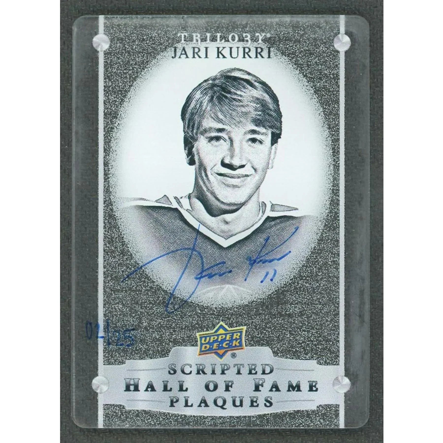 Jari Kurri Signed 2023-24 Upper Deck Trilogy Card | Hall of Fame Auto