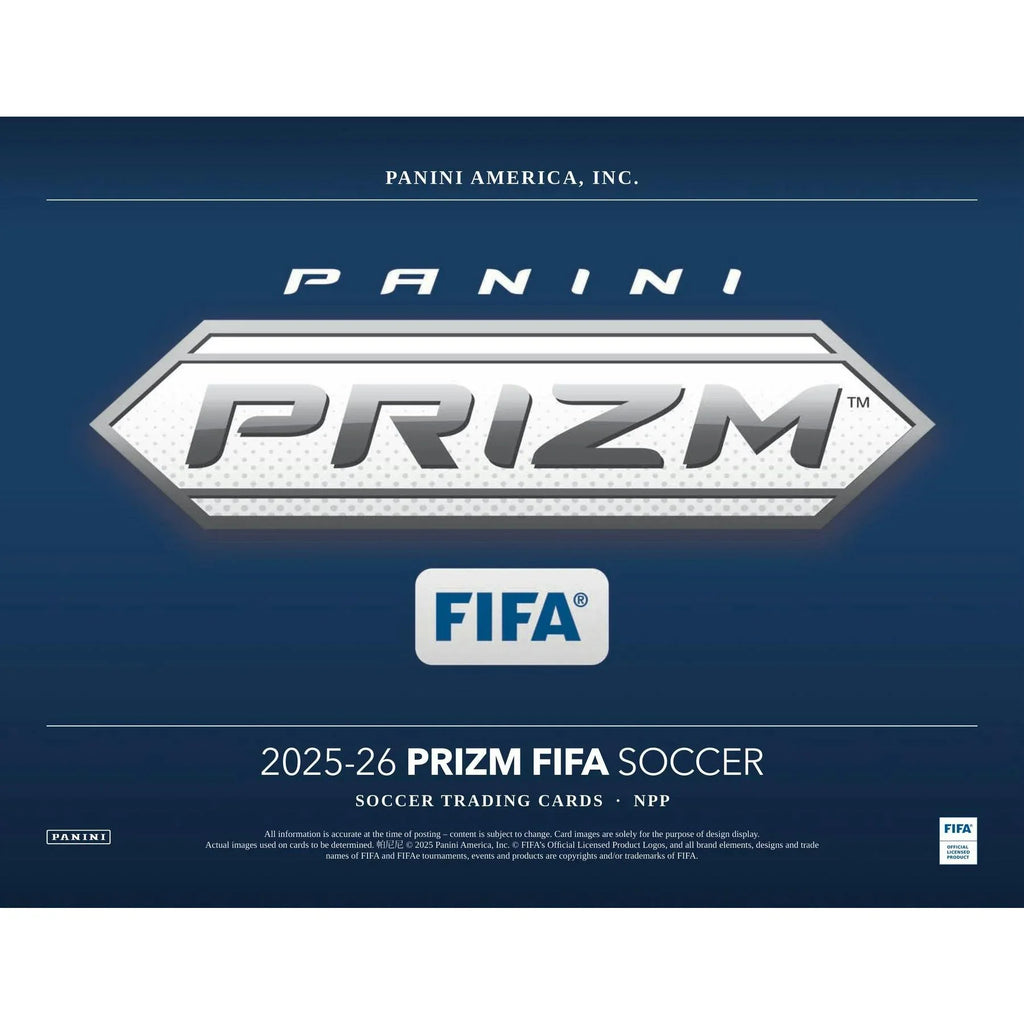 2025 26 Panini Prizm FIFA Soccer Blaster Box Presell Releases May 27th 2026 (Ships Sealed Only)