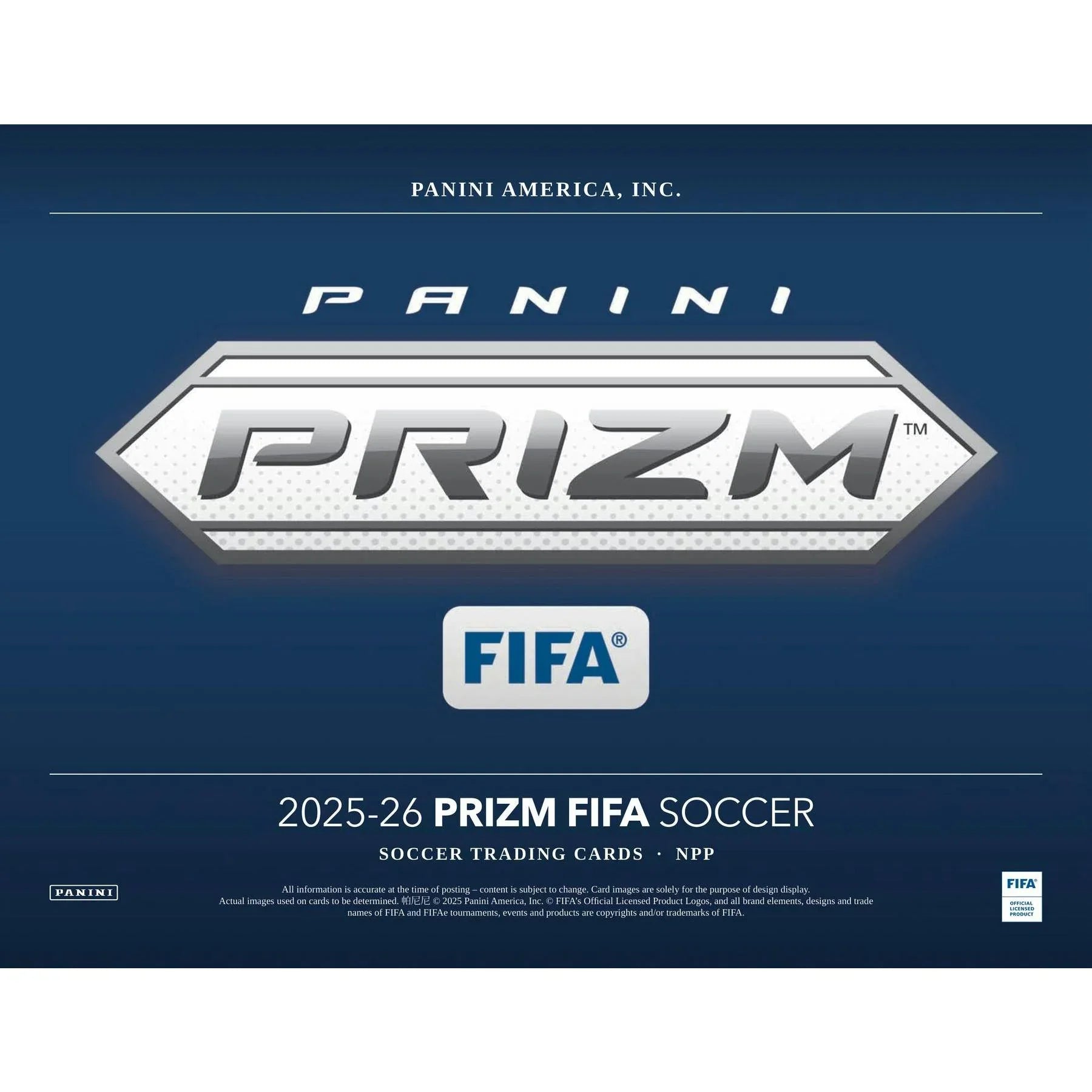 2025 26 Panini Prizm FIFA Soccer Blaster Box Presell Releases May 27th 2026 (Ships Sealed Only)