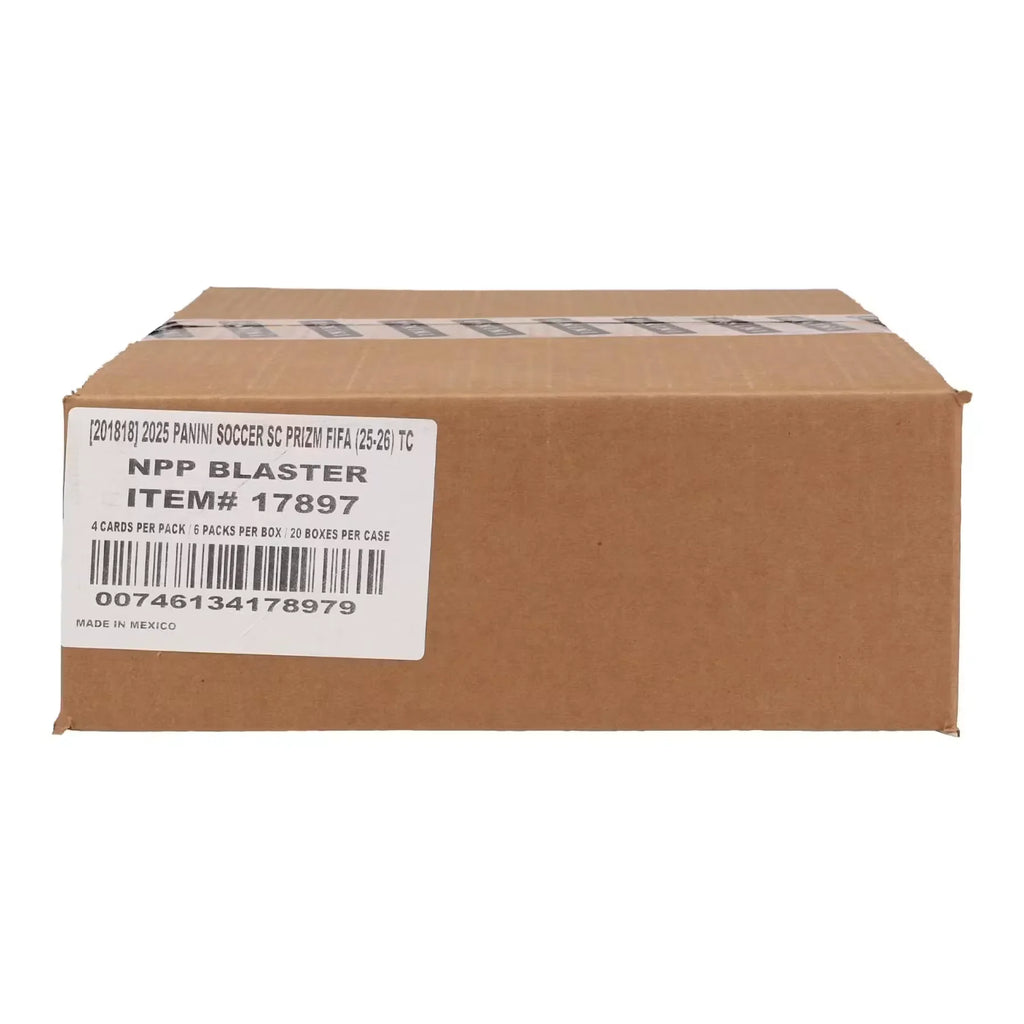 2025-26 Panini Prizm FIFA Soccer Blaster Case | 20 Boxes, Pink & Orange Mosaics (Ships Sealed Only) - D