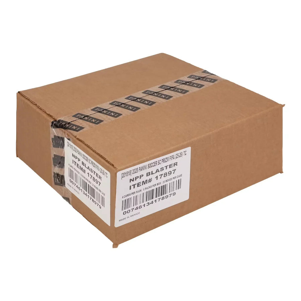 2025-26 Panini Prizm FIFA Soccer Blaster Case | 20 Boxes, Pink & Orange Mosaics (Ships Sealed Only) - D