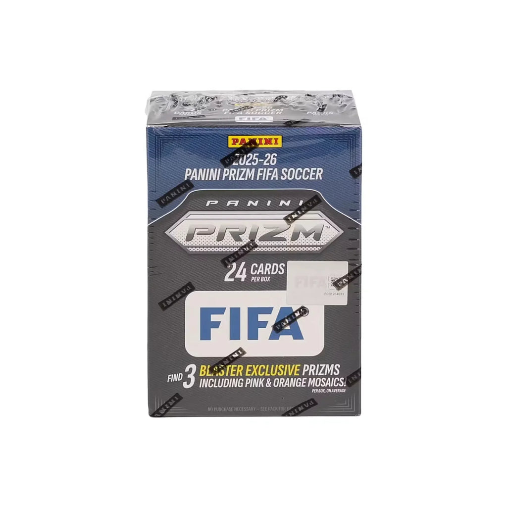 2025-26 Panini Prizm FIFA Soccer Blaster Case | 20 Boxes, Pink & Orange Mosaics (Ships Sealed Only) - D