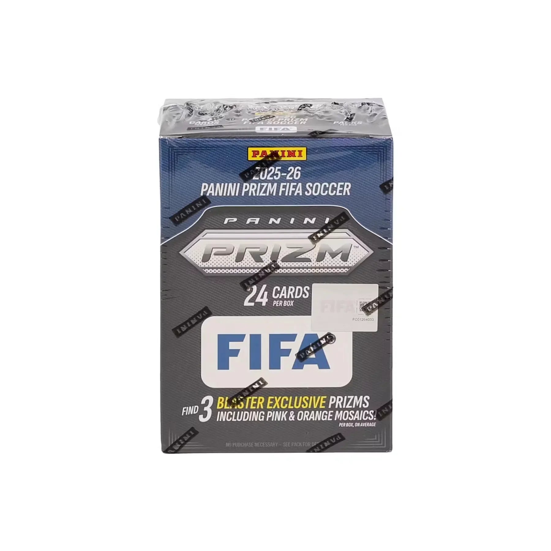 2025-26 Panini Prizm FIFA Soccer Blaster Case | 20 Boxes, Pink & Orange Mosaics (Ships Sealed Only) - D