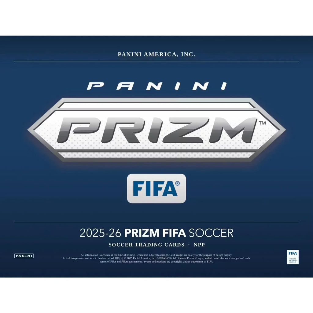 2025 26 Panini Prizm FIFA Soccer 24 Pack Retail Box (Ships Sealed Only)