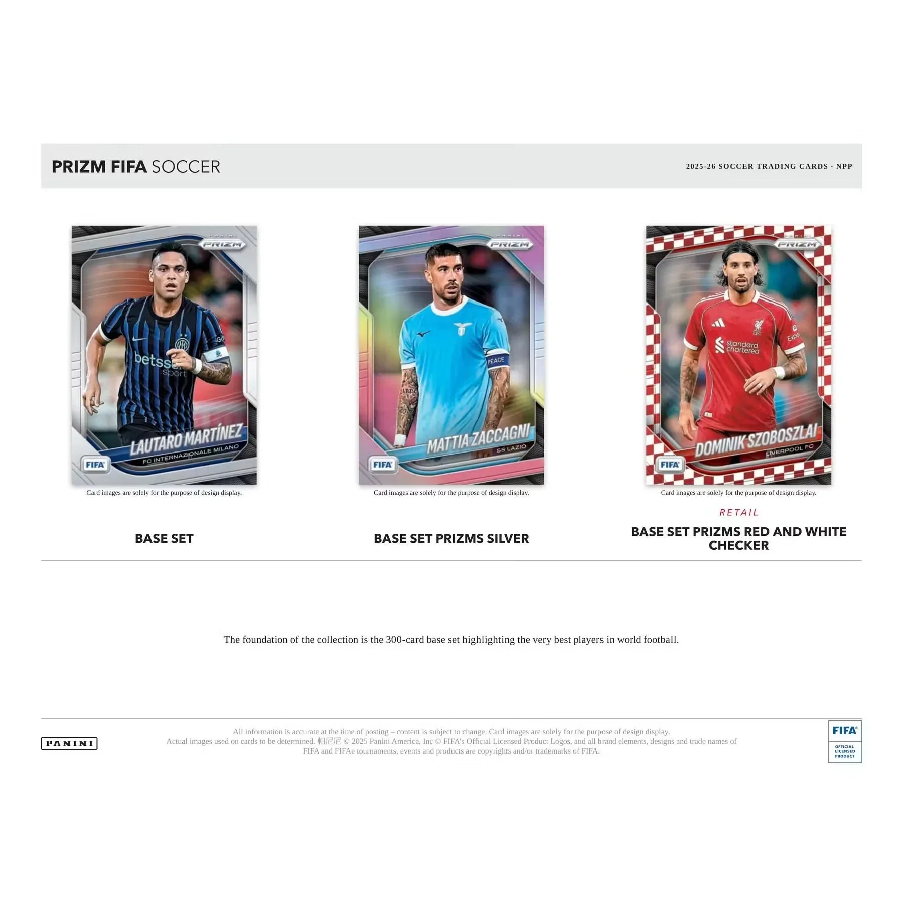 2025 26 Panini Prizm FIFA Soccer 24 Pack Retail Box (Ships Sealed Only)