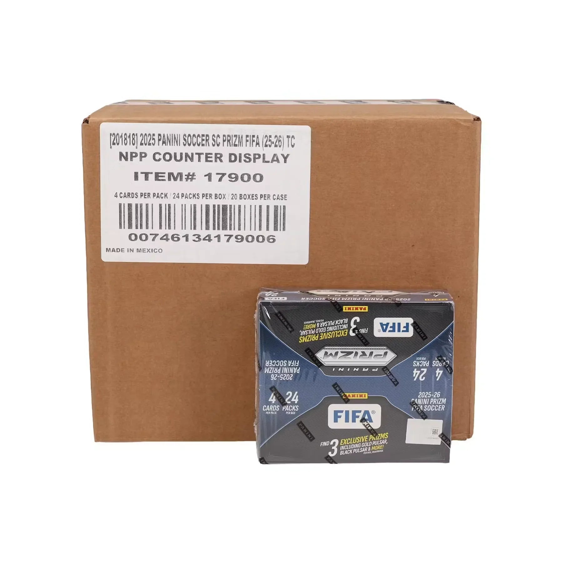 2025 26 Panini Prizm FIFA Soccer 20 Box Case Retail (Ships Sealed Only)
