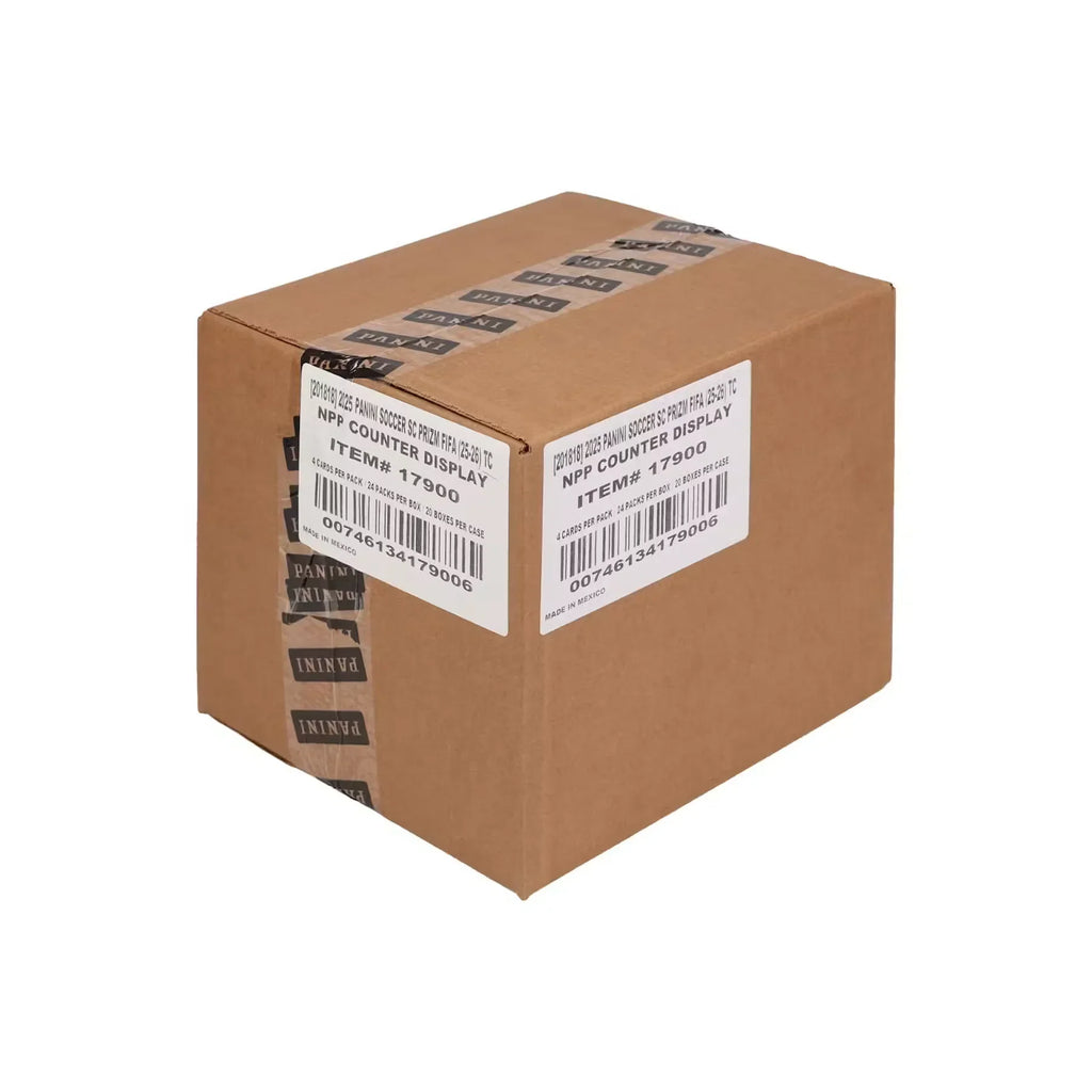 2025 26 Panini Prizm FIFA Soccer 20 Box Case Retail (Ships Sealed Only)