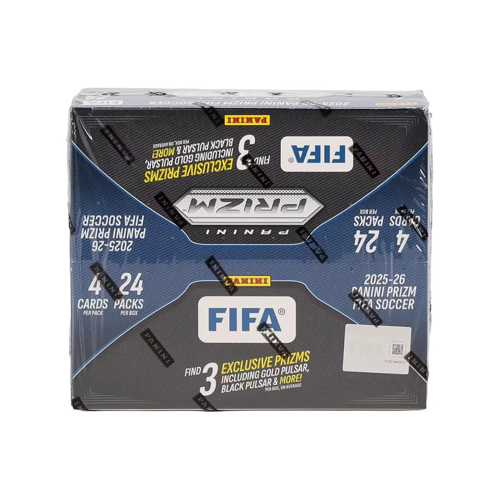 2025 26 Panini Prizm FIFA Soccer 20 Box Case Retail (Ships Sealed Only)