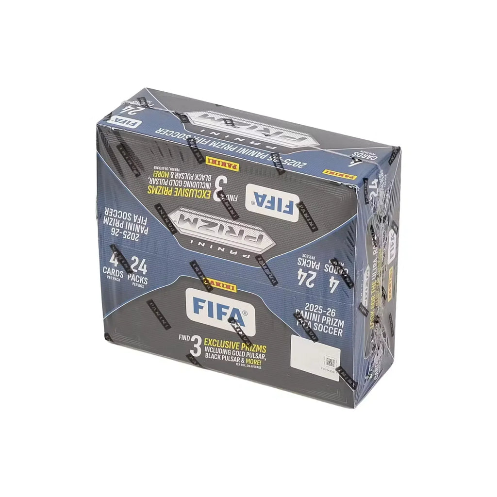 2025 26 Panini Prizm FIFA Soccer 20 Box Case Retail (Ships Sealed Only)