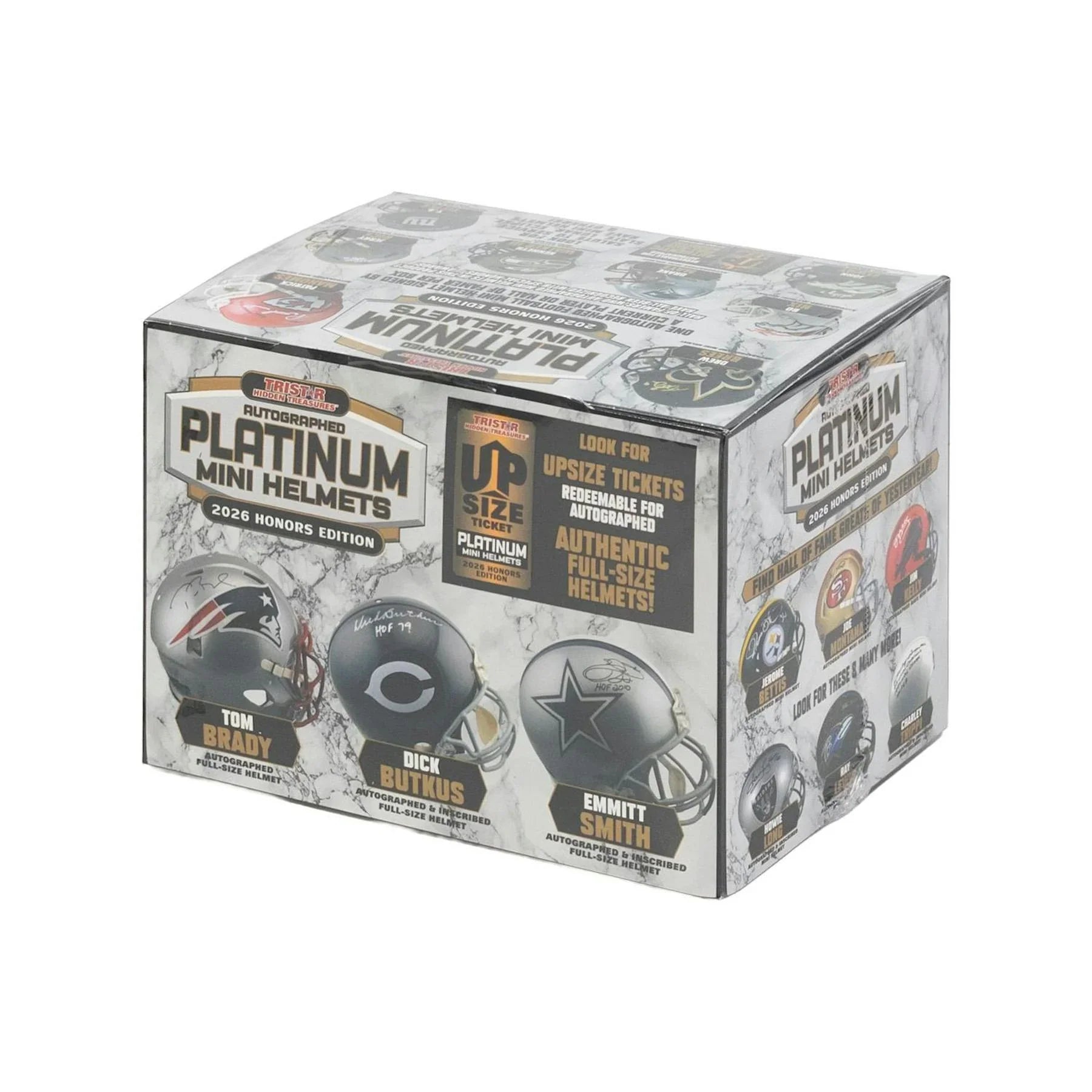 2026 TriStar Autographed Platinum Football Mini Helmets Honors Edition Hobby Box (Ships Sealed Only)
