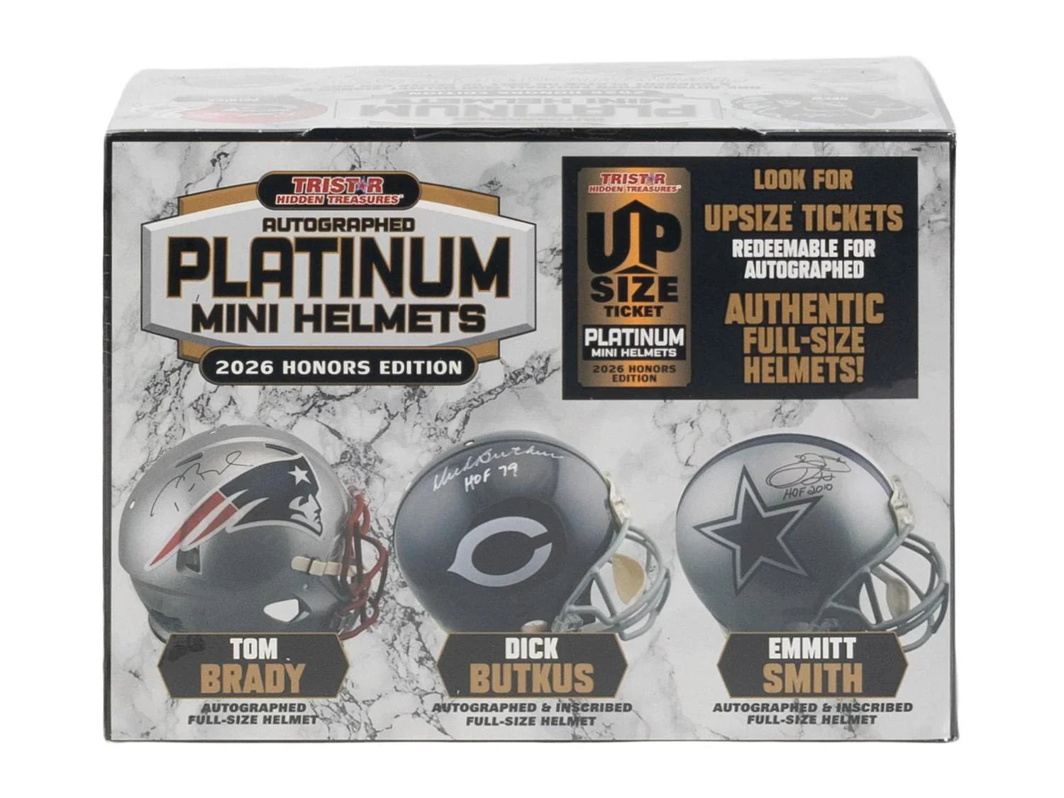 2026 TriStar Autographed Platinum Football Mini Helmets Honors Edition Hobby Box (Ships Sealed Only)