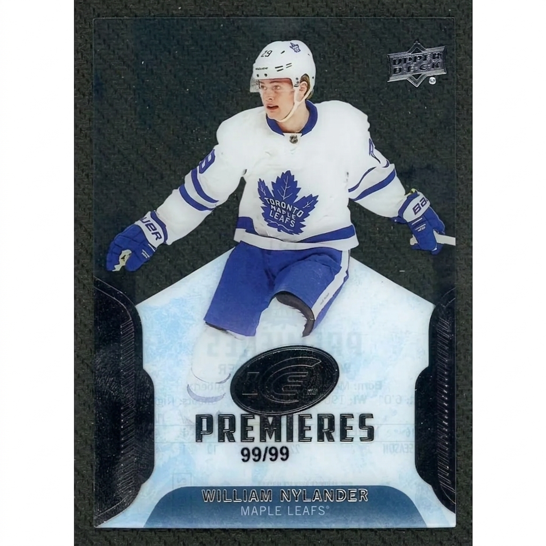 William Nylander 2016-17 Ice Premieres Rookie Card |/99