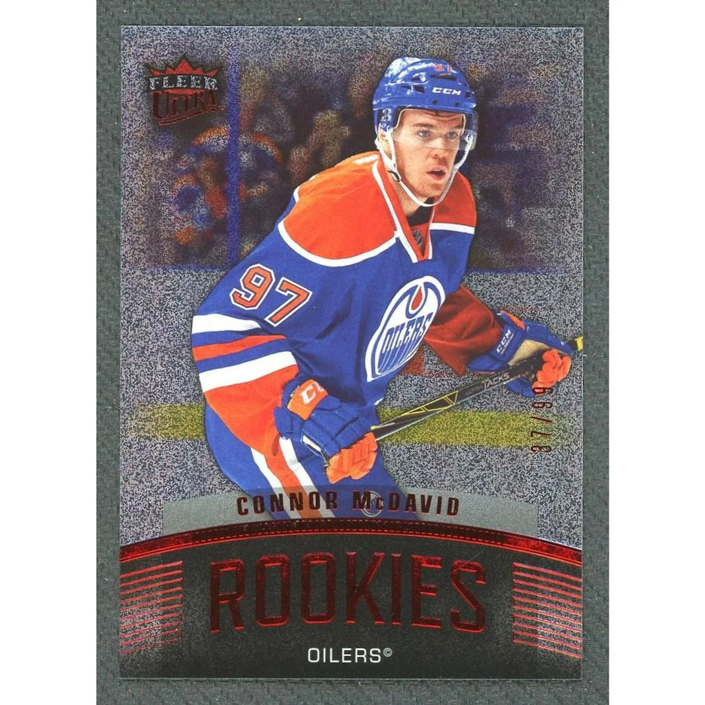 Connor McDavid 2015-16 Fleer Ultra Platinum Medallion Rookie Card |/99